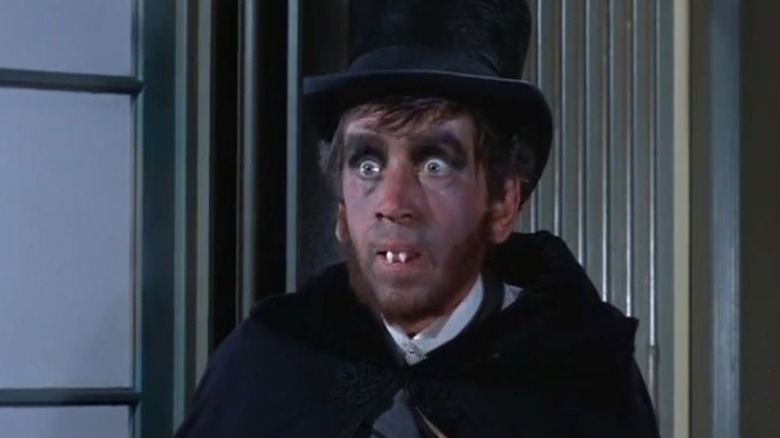Bob Denver's Gilligan as Mr. Hyde on Gilligan's Island