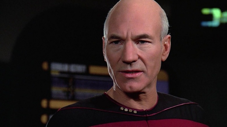 Captain Picard on Star Trek: The Next Generation.