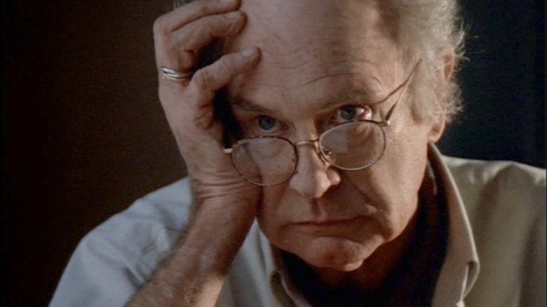Jose Chung looking exasperated on The X-Files