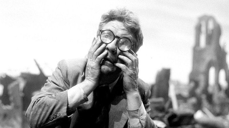 Henry Bemis wandering the nuclear-decimated wasteland in The Twilight Zone