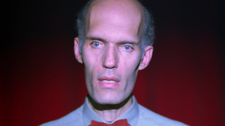The Fireman telling Cooper 'It is happening again' in Twin Peaks