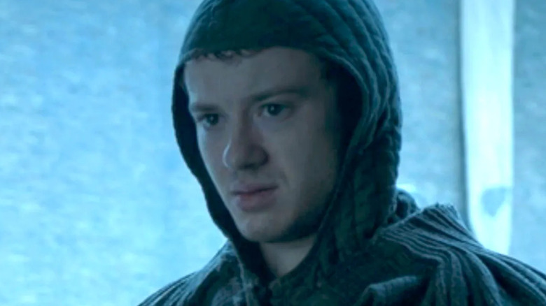 Joseph Quinn as a Winterfell guard in Game of Thrones