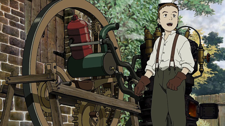 James Ray Steam working on a machine in Steamboy