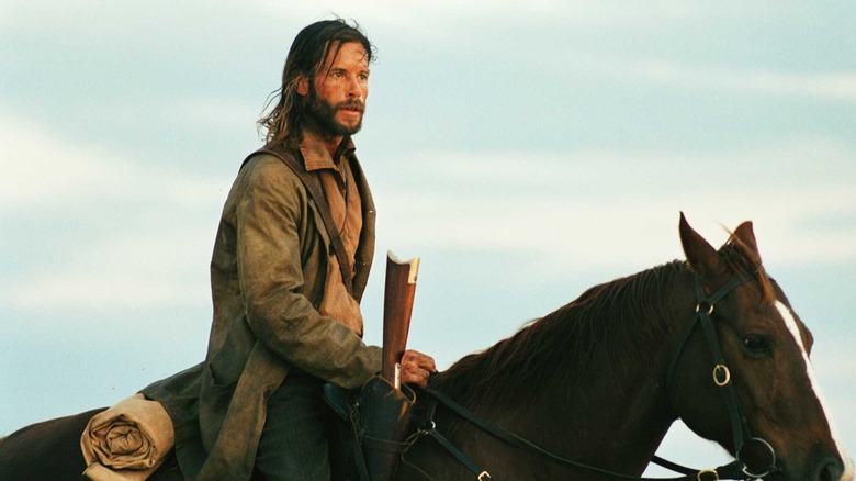 Charlie Burns on horseback in The Proposition