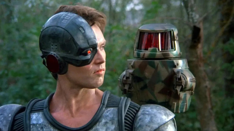 The Maindroid and an android helper in Eliminators