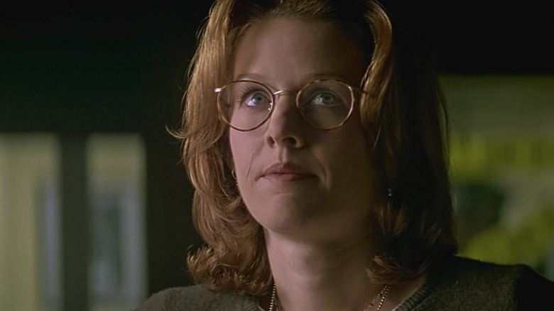 Margo Green doing some intense research in The Relic