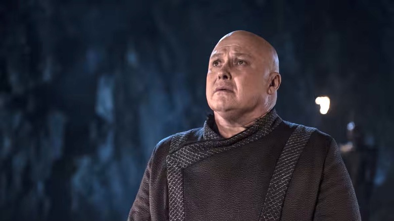 Game of Thrones, Lord Varys about to be burned alive by Dany's dragons