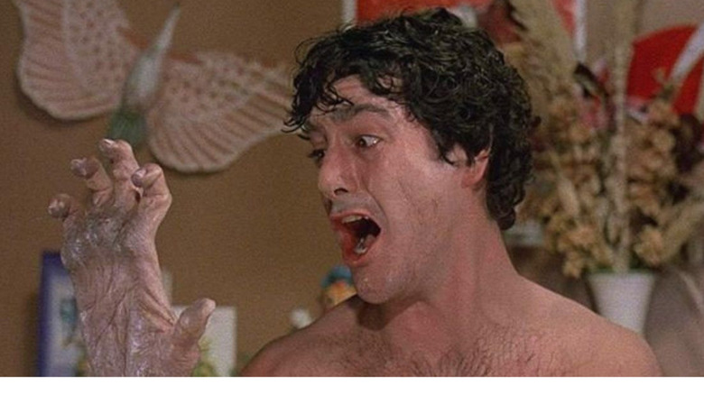 David Naughton transforms into a beast in An American Werewolf in London (1981)