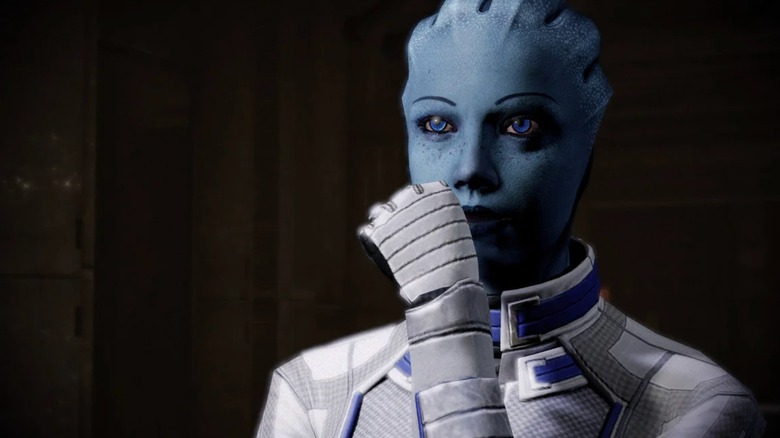 Mass Effect 3 - medium close-up of Liara T'Soni