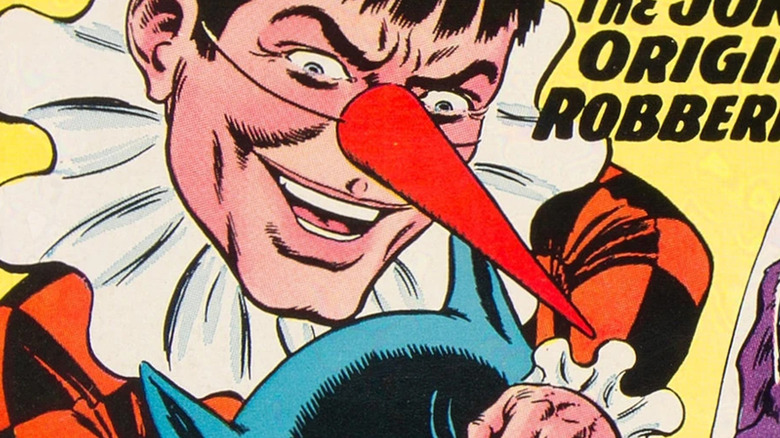 Gaggy is seen in closeup on the cover of Batman #186