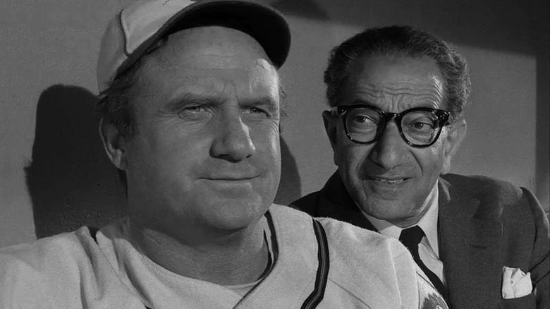 McGarry talking to a man in glasses on The Twilight Zone