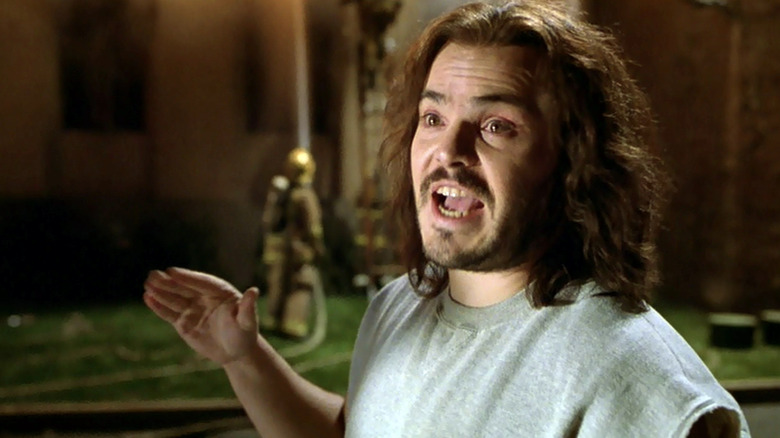Jack Black yelling as Lance Barber in Orange County