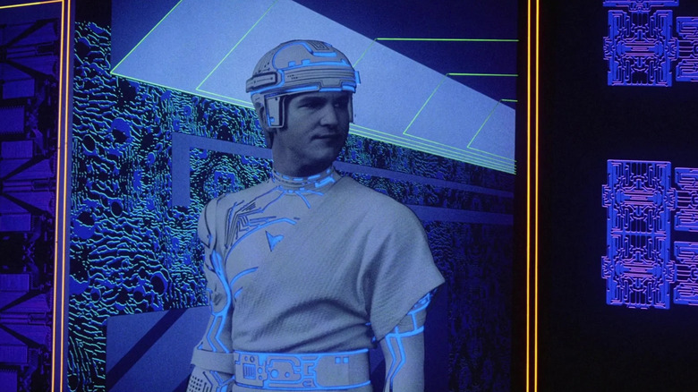 Flynn inside a computer in Tron