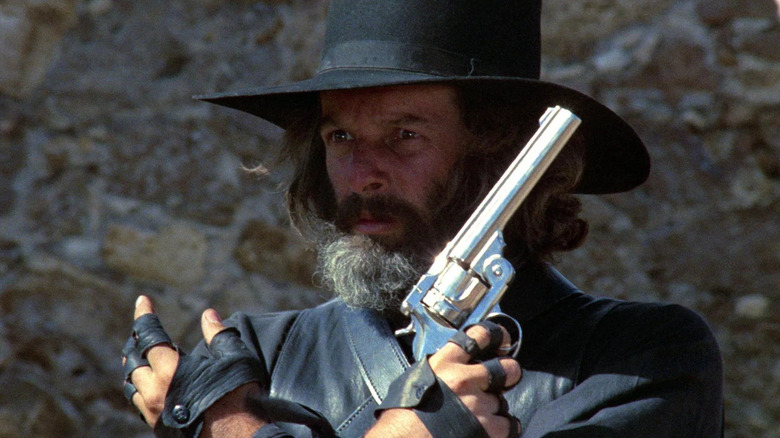 El Topo with a gun in El Topo