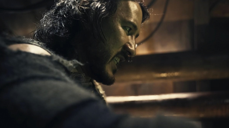 Mark Fischbach as The Convict angrily grimacing in Iron Lung