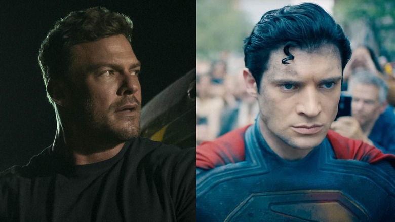 Reacher next to Superman