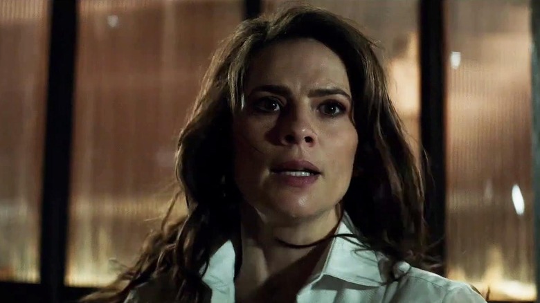 Hayley Atwell as Grace with a distressed look on her face in Mission: Impossible - The Final Reckoning
