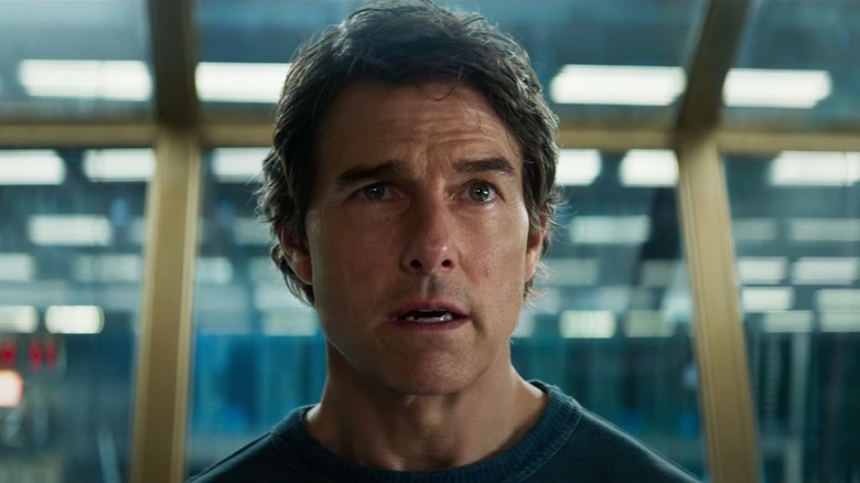 Tom Cruise as Ethan Hunt saying they need to trust him one last time in Mission: Impossible - The Final Reckoning