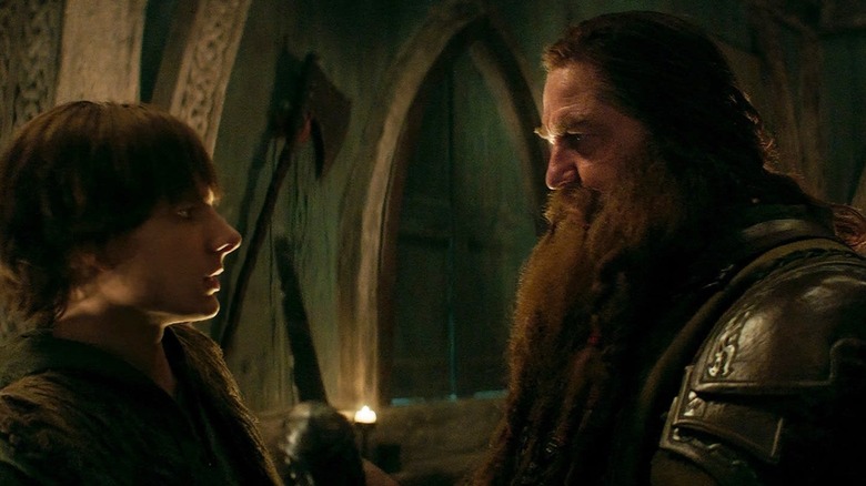 Hiccup coming face-to-face with Stoick in How to Train Your Dragon (2025)