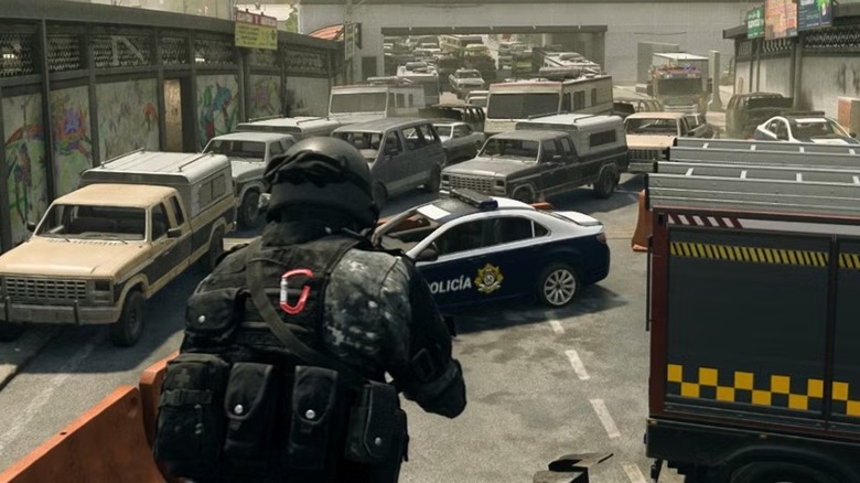 Soldier stood over Santa Sena Border in Call of Duty: Modern Warfare