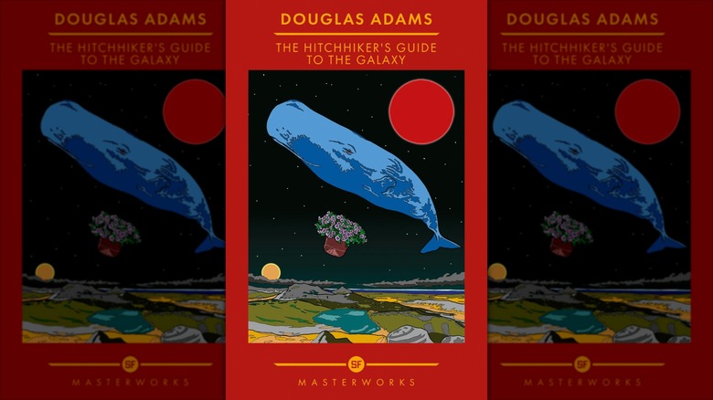 The cover of The Hitchhiker's Guide to the Galaxy