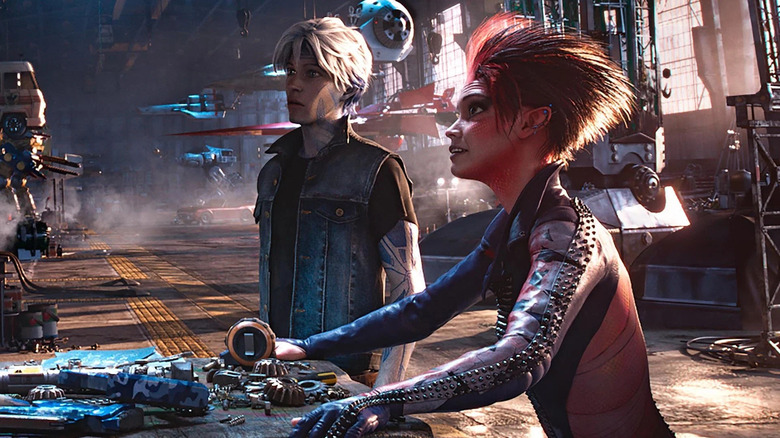 Parzival and Art3mis in Ready Player One
