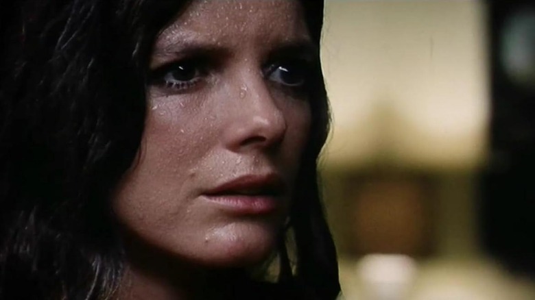 Katharine Ross as Joanna Eberhart with water on her face in The Stepford Wives