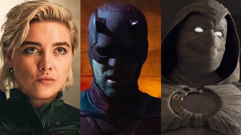 Yelena, Daredevil and Moon Knight side by side