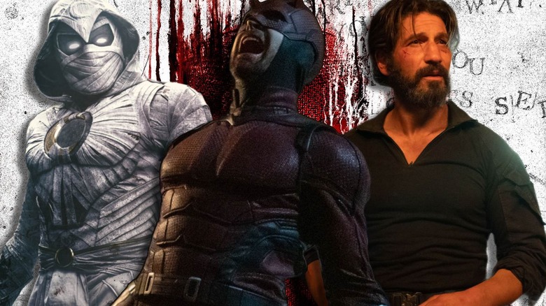 Moon Knight, Daredevil and Punisher together