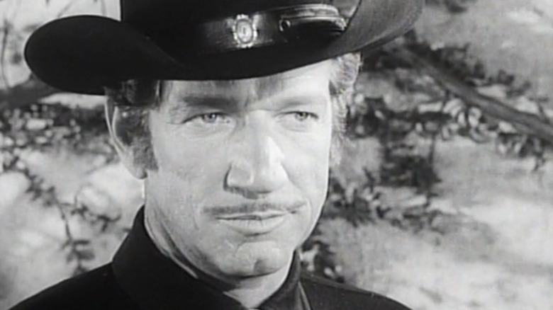 Richard Boone's Paladin is seen in closeup in Have Gun Will Travel