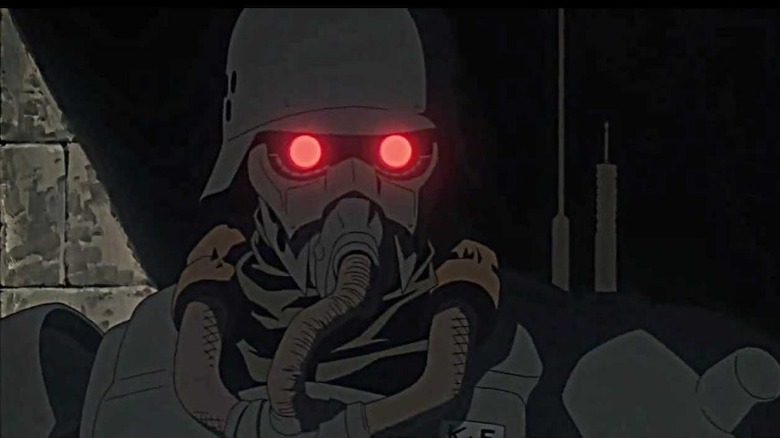 Panzer officer in sewers
