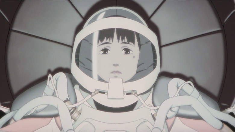 Chiyoko in space suit
