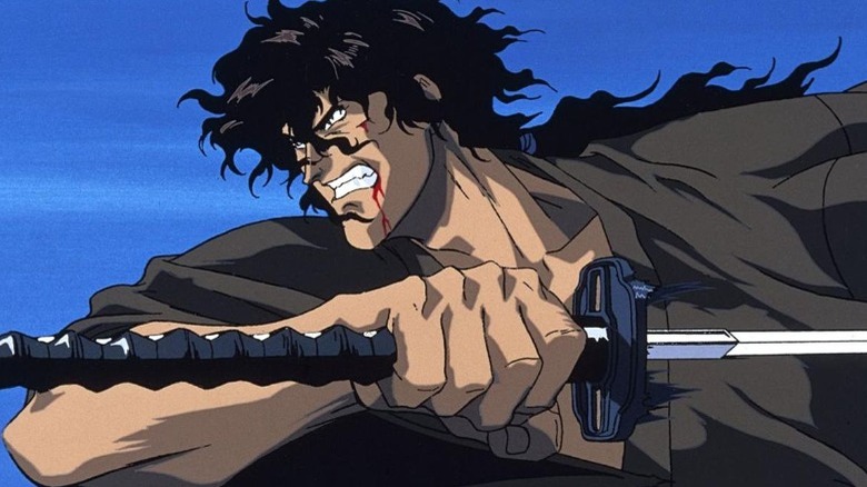 Jubei draws his blade