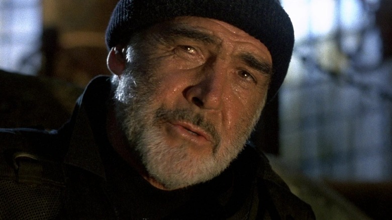 Sean Connery's SAS Captain John Patrick Mason wears a beanie in The Rock