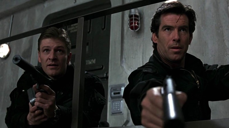 Alec Trevelyan and Bond in GoldenEye