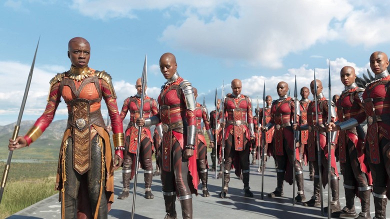Black Panther: Wakanda Forever's The Dora Milaje battle ready