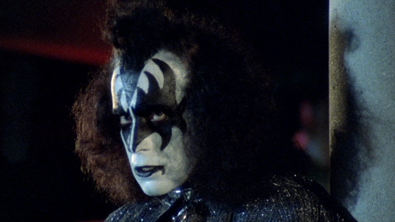 Gene Simmons looking scary in KISS Meets the Phantom of the Park