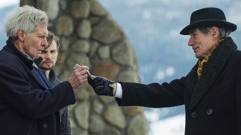 Donald Whitfield hands Jacob Dutton a note on '1923'