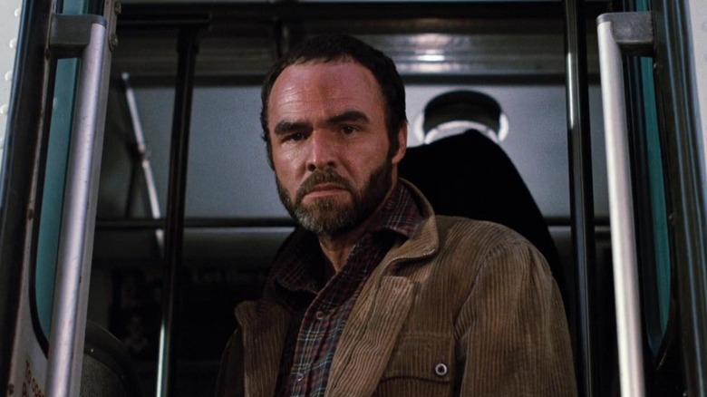 Burt Reynolds on a bus