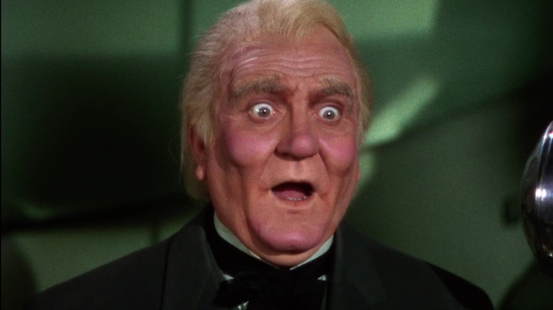 The Wizard looking astonished in The Wizard of Oz