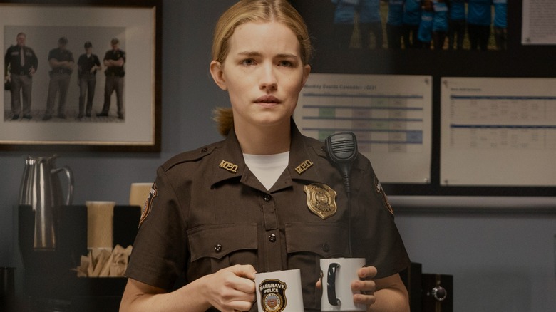 Roscoe overseeing the cases in Margrave in season 1 of Reacher