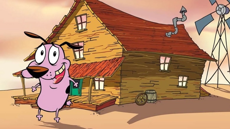 Courage the cowardly dog at home
