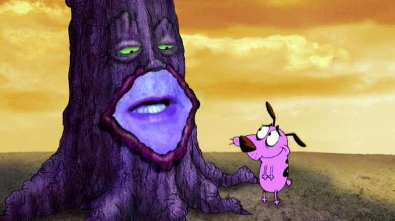 Courage and a weird tree