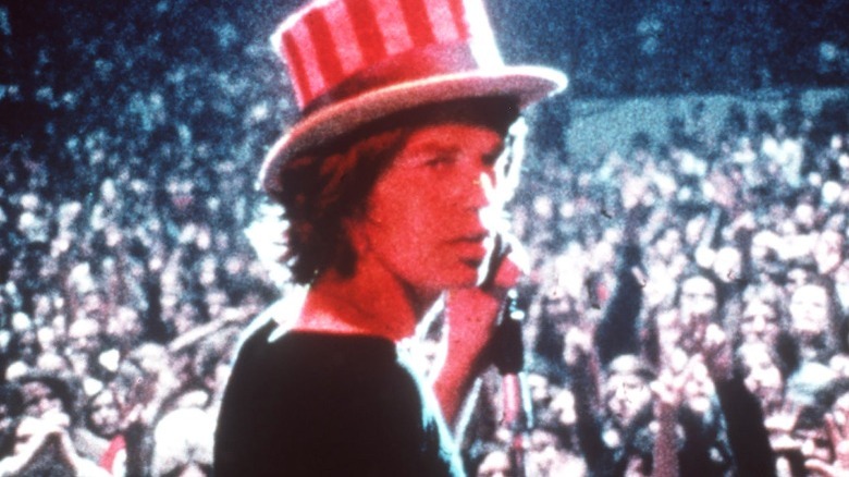 mick jagger performing concert