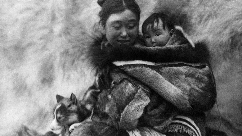 nanooks wife and child together