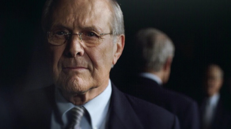 donald rumsfeld staring reflection