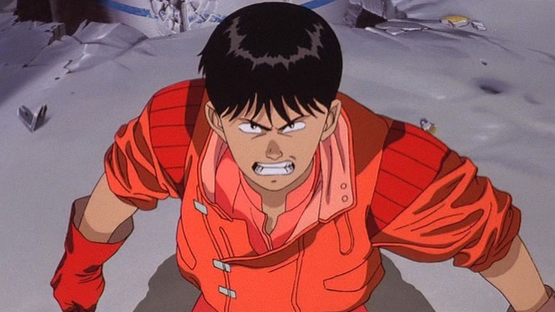 Kaneda grimaces