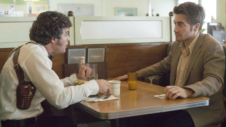 Zodiac, David and Robert talking the case over coffee