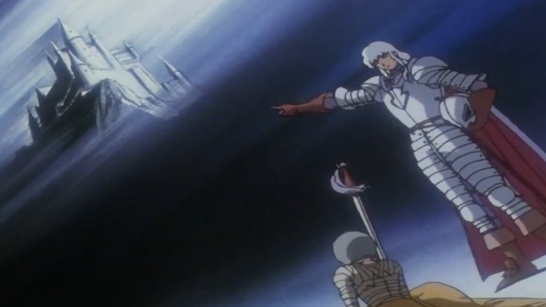 Berserk (1997) - Griffith seeing his uninjured self pointing to the cast they dreamed of