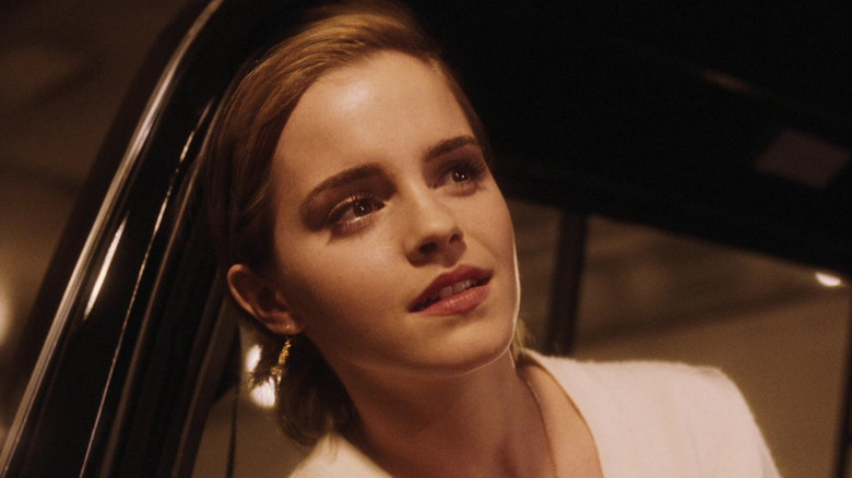 Emma Watson as Sam riding in a car in The Perks of Being a Wallflower